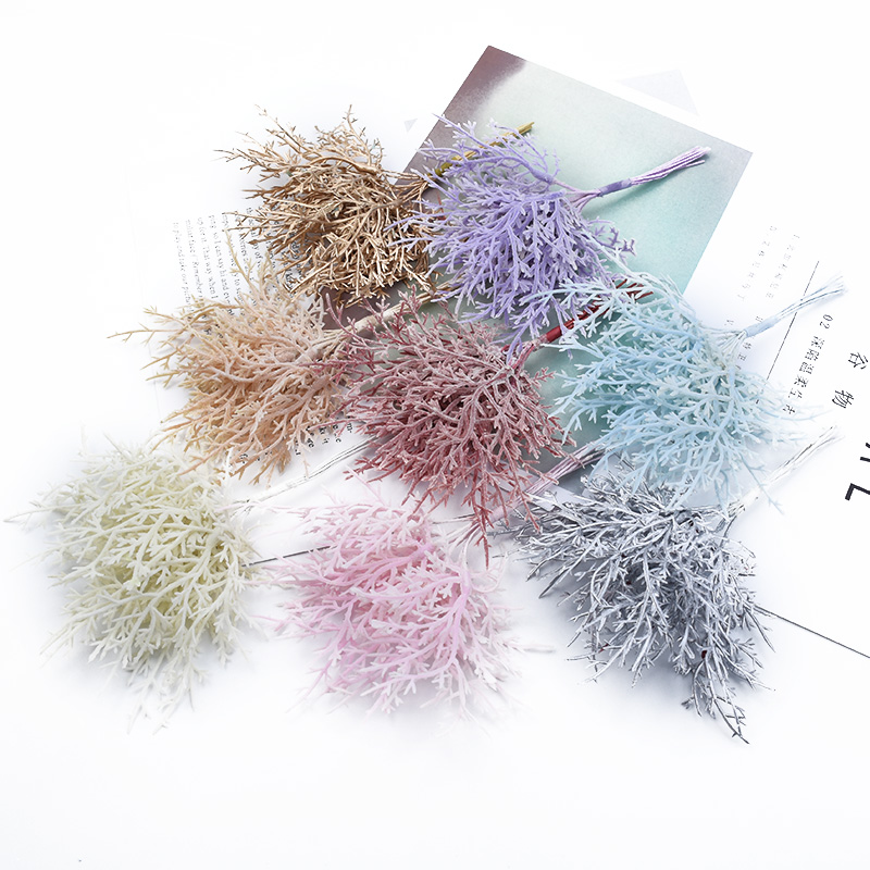 Sphagnum Moss Dry - 10pcs 여러 가지 빛깔의 크리스마스 트리