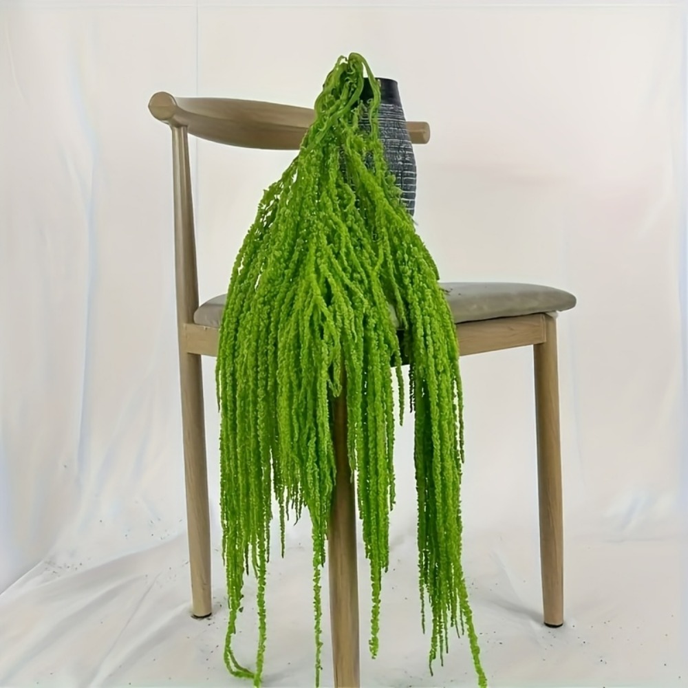4피스 세트 인조 아마란스 꽃, 우아한 녹색 등나무 걸 - Sphagnum Moss Dry 리뷰 및 가격